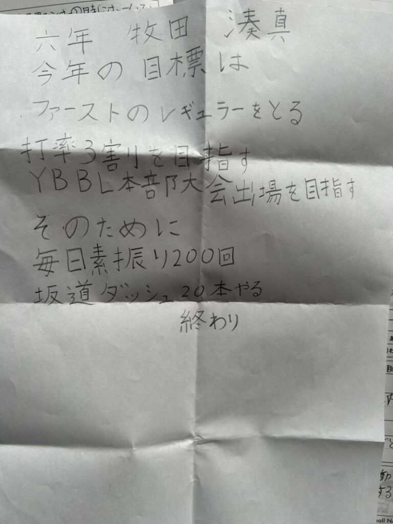 所信表明